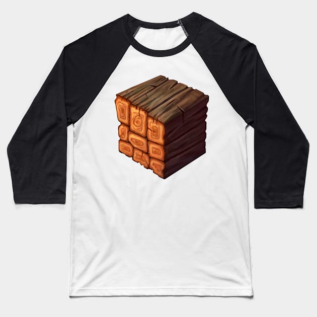 Block Baseball T-Shirt by MadDesigner